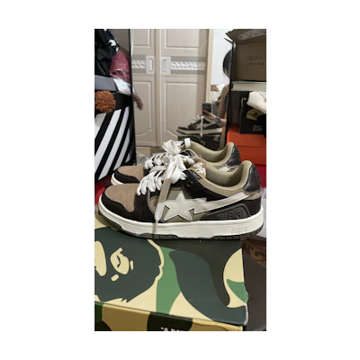 BAPE Sta 'Low White Camo'