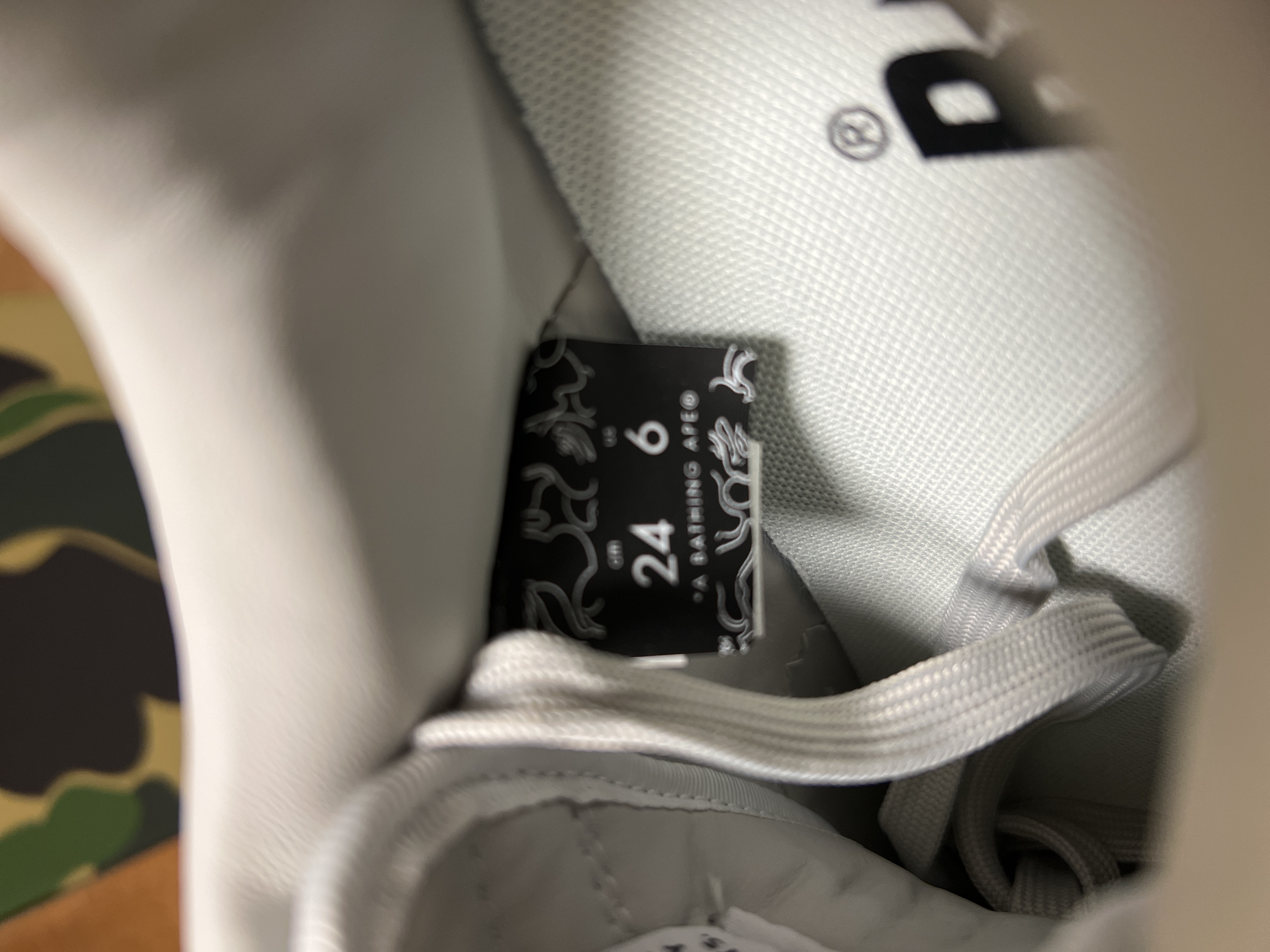 BAPE Sta 'Text Code Gray' 圖 2