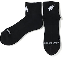 BAPE Sta Ankle Socks Black BAPE Sta Ankle Socks Black