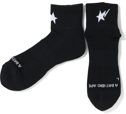BAPE Sta Ankle Socks Black Buy BAPE Sta Ankle Socks Black