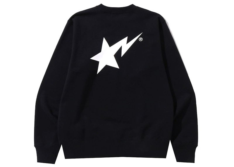 Order BAPE Sta Logo Crewneck Black