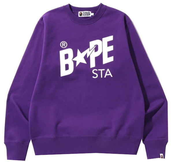 bape-sta-logo-crewneck-purple