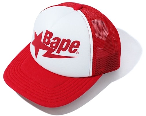 BAPE Sta Mesh Cap Red Buy BAPE Sta Mesh Cap Red