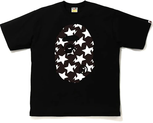 BAPE STA 图案大猿头宽松T恤 黑色/黑色 Buy BAPE STA 图案大猿头宽松T恤 黑色/黑色