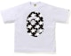Buy BAPE STA Motif Kepala Ape Besar T-shirt Santai Putih/Hitam