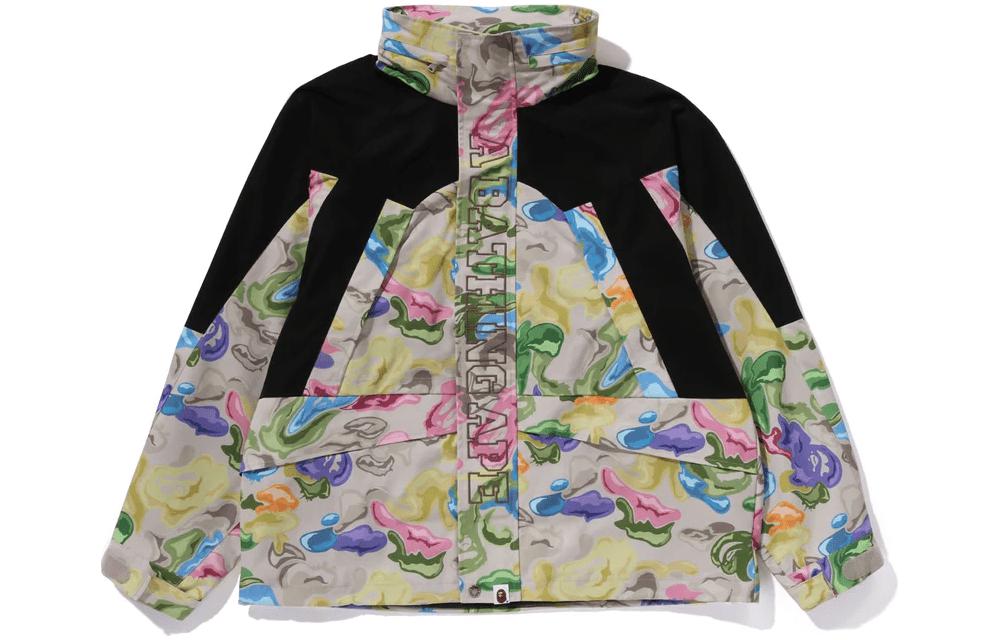 BAPE Stand Collar Zip Pocket Jacket Multicolor 1J80-140-058