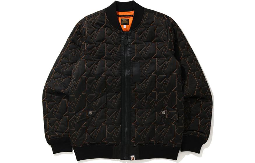 BAPE Star Quilted Zip Jacket 0ZXJKM140020F