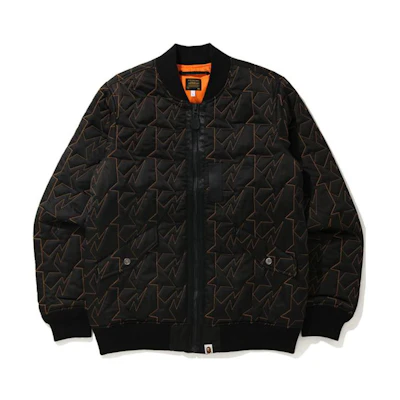 BAPE Star Quilted Zip Jacket 0ZXJKM140020F