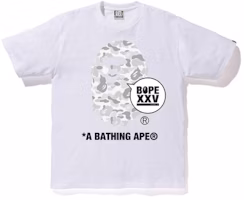 Bape Store Harajuku XXV Ape Head Tee White