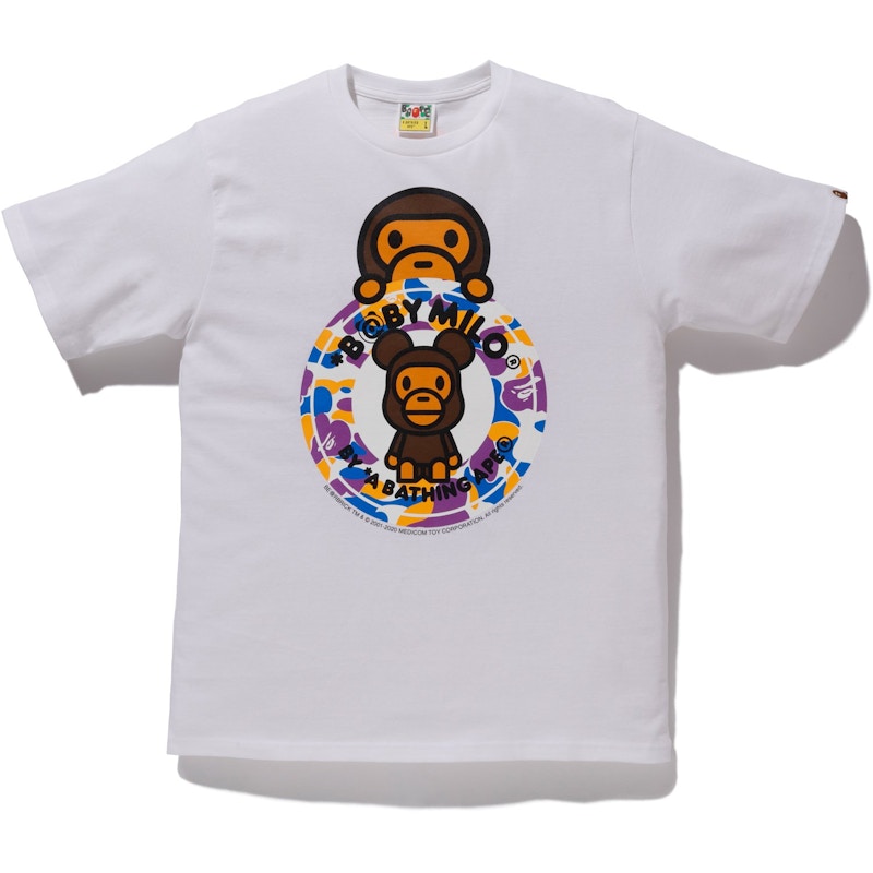 BAPE Store LA Baby Milo Bearbrick Busy Tee White