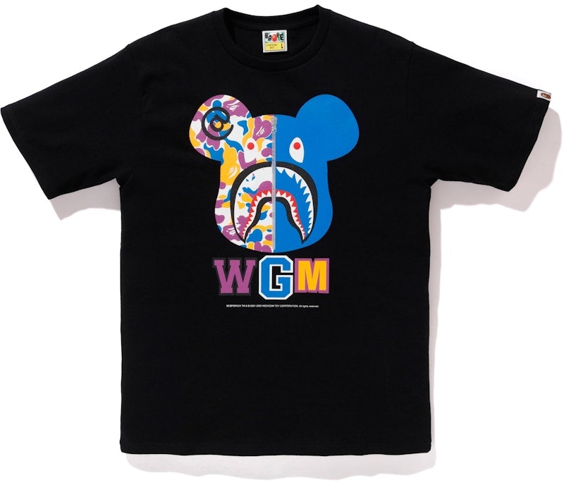 bape-store-la-shark-bear-tee-black