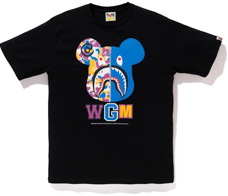 BAPE Store LA Shark Bear Tee Black Buy BAPE Store LA Shark Bear Tee Black