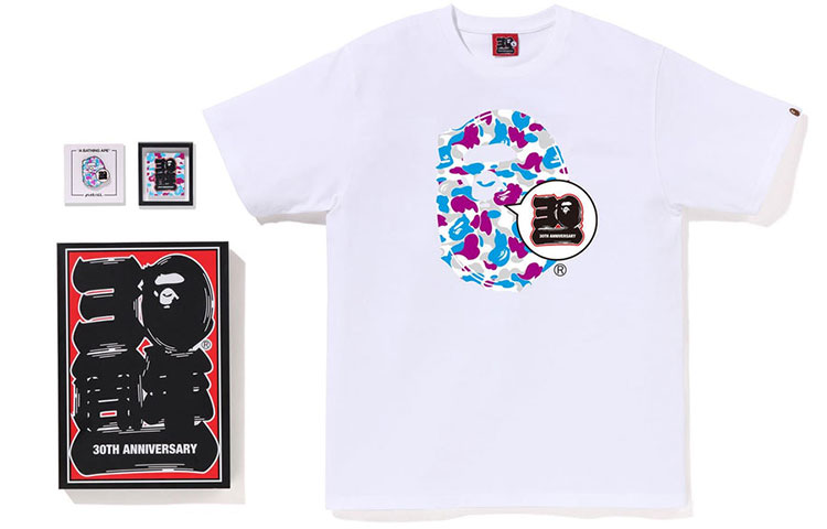 BAPE Store Maebashi 30th Anniversary Camo Print Tee Set White/Blue SS23 1J22-110-021 圖 2