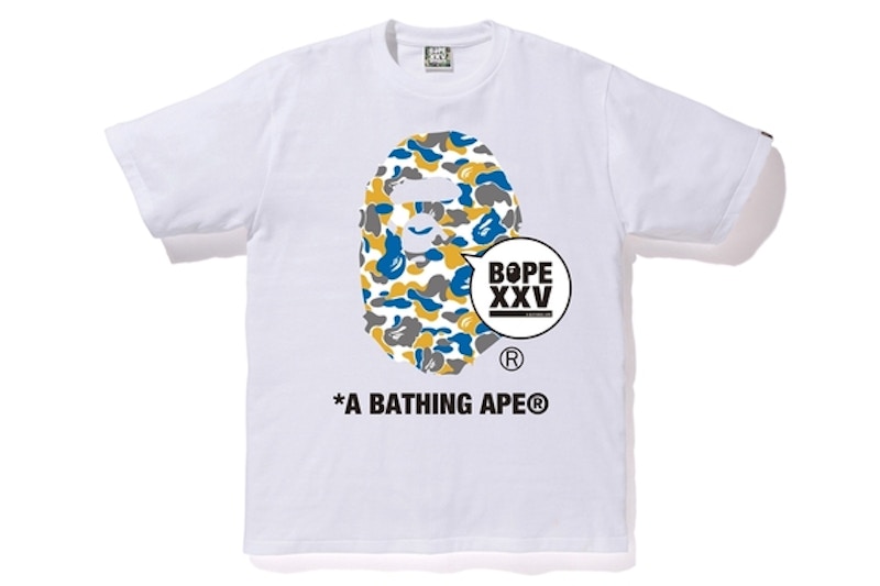 Buy Kaos Bape Store Maebashi XXV Ape Head Putih