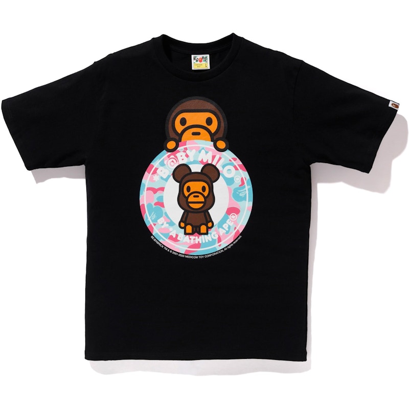 Buy BAPE Store Miami Baby Milo Bearbrick Busy Tee Black