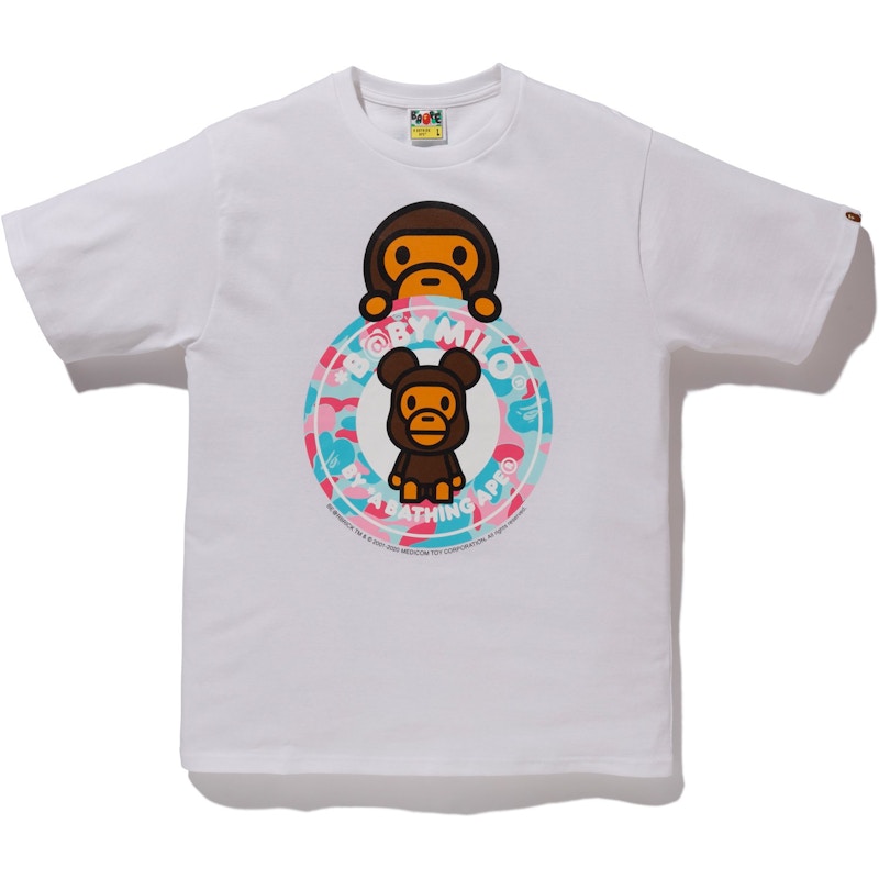 BAPE Store Miami Baby Milo Bearbrick Busy Tee White
