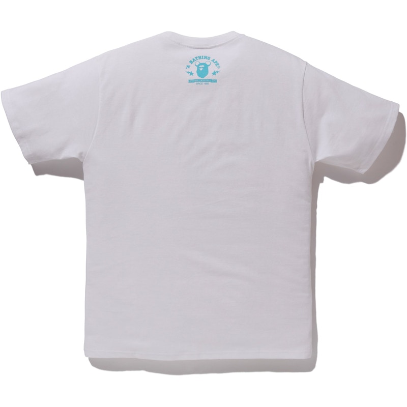 BAPE Store Miami Shark Bear Tee White 圖 2