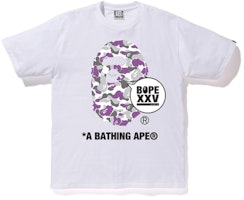 Bape Store New York XXV Ape Head Tee White