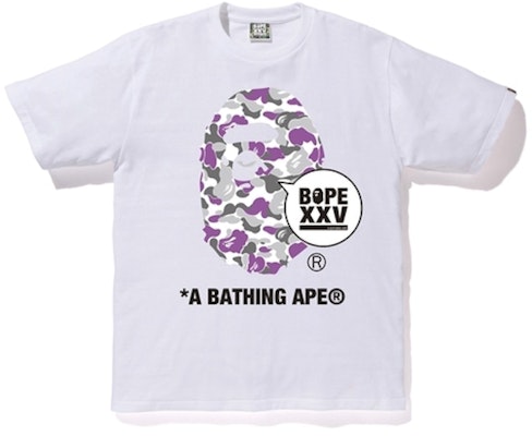 Bape Store New York XXV Ape Head Tee White Buy Bape Store New York XXV Ape Head Tee White