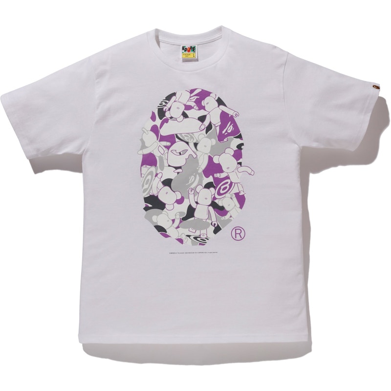BAPE Store NYC Medicom Bear Tee White
