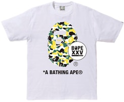 Bape Store Osaka XXV Ape Head Tee White