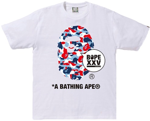 Bape Store Paris XXV Ape Head Tee White Buy Bape Store Paris XXV Ape Head Tee White