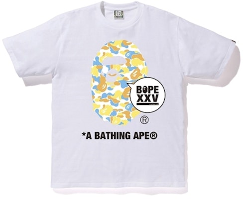 Bape Sapporo XXV 猿人头白色T恤 Buy Bape Sapporo XXV 猿人头白色T恤
