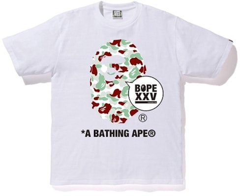 Bape Store 仙台XXV白色T恤 Buy Bape Store 仙台XXV白色T恤