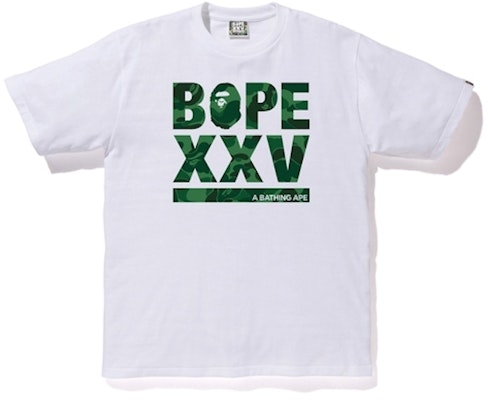 Bape东京涩谷XXV周年纪念白色T恤 Buy Bape东京涩谷XXV周年纪念白色T恤