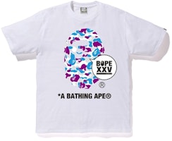 Bape Store Yokohama XXV Ape Head Tee White
