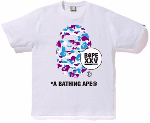 Camiseta Bape Store Yokohama XXV Ape Head Blanca Buy Camiseta Bape Store Yokohama XXV Ape Head Blanca