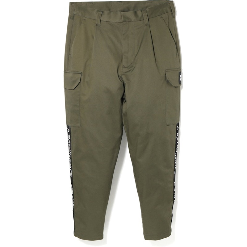 Bape Strech 6 Pocket Pants Olive