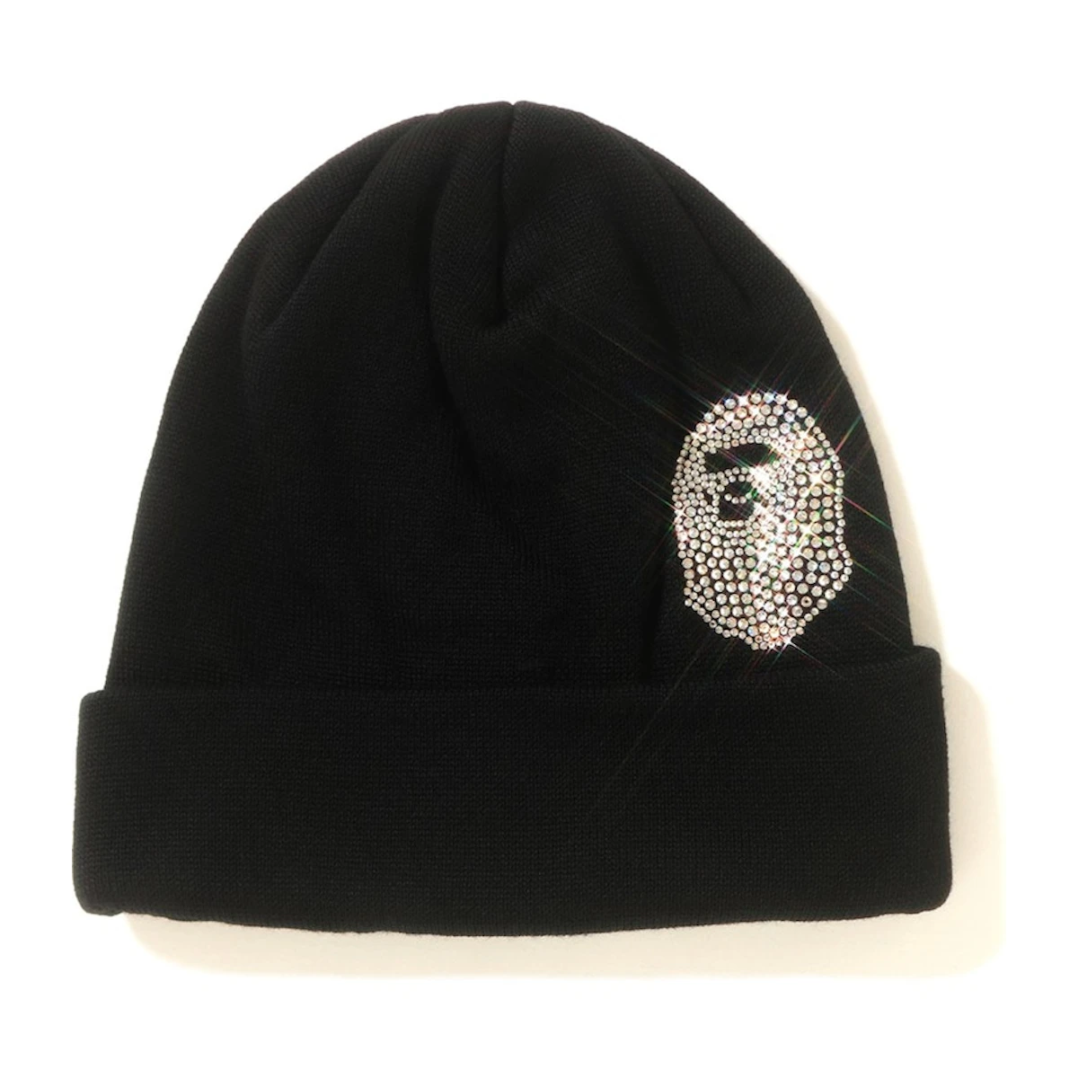 Buy Bape Swarovski Ape Head Knit Cap Black - Novelship Buy Bape Swarovski Ape Head Knit Cap Black - Novelship