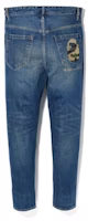 Bape Taper Ape Head Denim Pants Indigo Bape Taper Ape Head Denim Pants Indigo