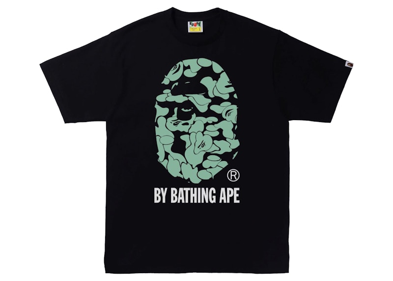 Buy Camiseta Negra BAPE Text Code Camo By Bathing Ape.