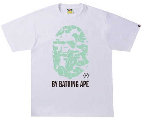 Kaos BAPE Text Code Camo Putih dari Bathing Ape Buy Kaos BAPE Text Code Camo Putih dari Bathing Ape