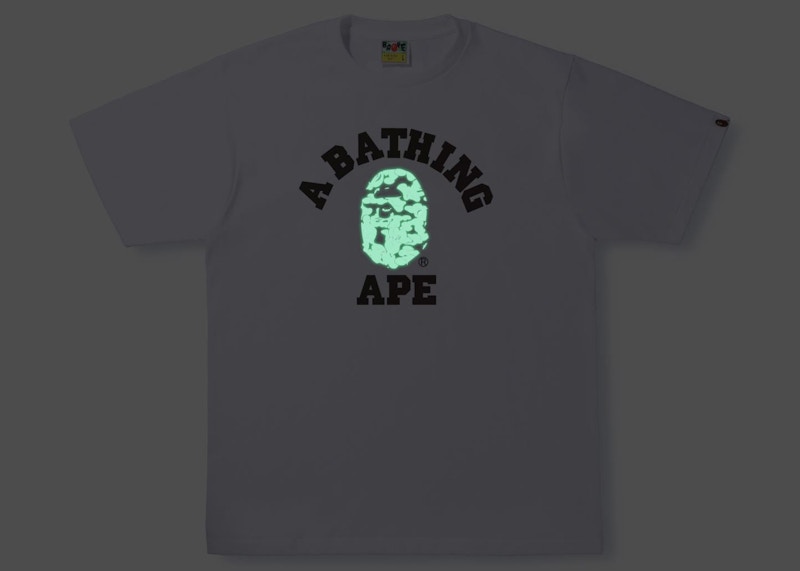 Order Camiseta Blanca BAPE Text Code Camo College.