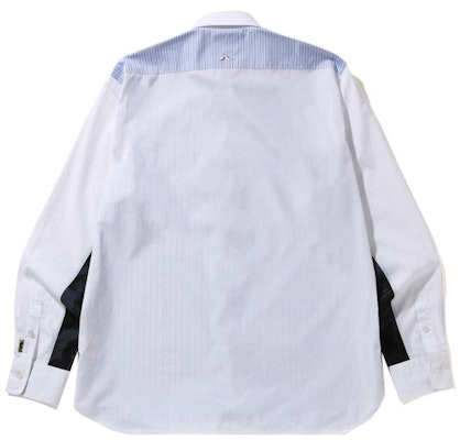 BAPE Thomas Mason Multi Pattern Wide Fit Shirt 'Multi' Order BAPE Thomas Mason Multi Pattern Wide Fit Shirt 'Multi'