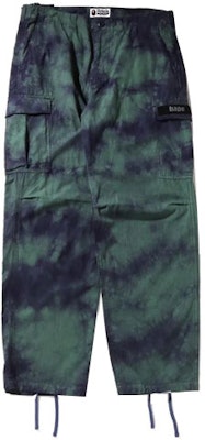 베이프 타이다이 로고 자수 스트레이트 핏 캐주얼 팬츠. 1I80-152-012 Shop 베이프 타이다이 로고 자수 스트레이트 핏 캐주얼 팬츠. 1I80-152-012