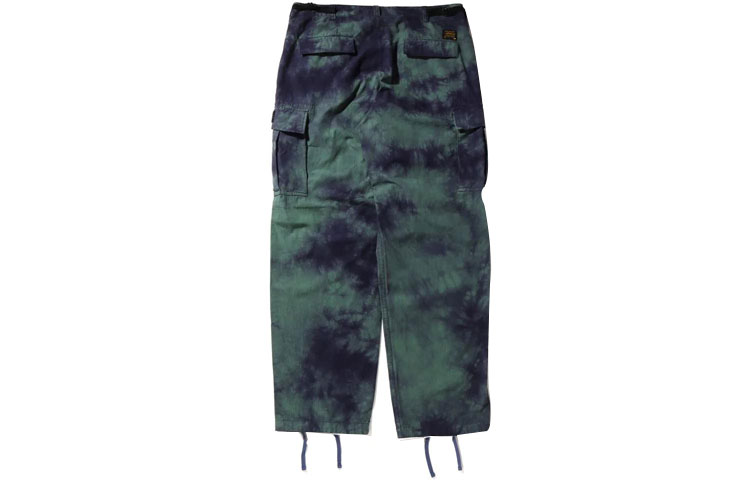 Purchase 베이프 타이다이 로고 자수 스트레이트 핏 캐주얼 팬츠. 1I80-152-012