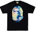 Buy ベイプ タイダイ ビッグエイプヘッドTシャツ (黒マルチ)