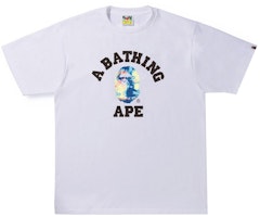 BAPE Tie Dye College Tee White 'Multi'