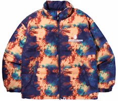 BAPE Tie Dye Loose Fit Down Jacket 'Navy' BAPE Tie Dye Loose Fit Down Jacket 'Navy'