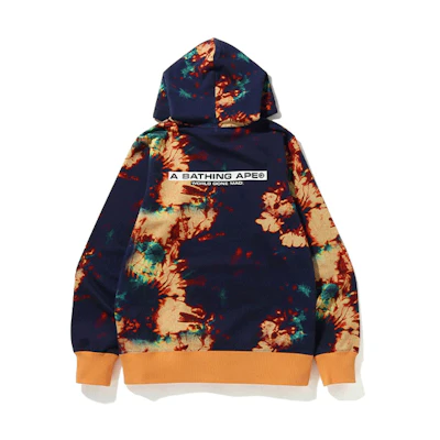 BAPE Tie Dye Pullover Hoodie 扎染抽绳套头卫衣 1I30-114-008