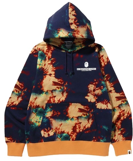 bape-tie-dye-pullover-hoodie-navy
