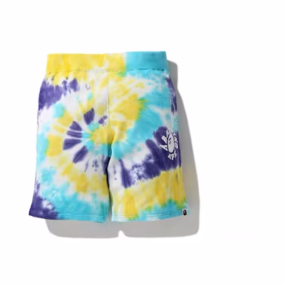 BAPE Tie Dye Sweat Shorts Unisex Casual Shorts. 1G20-153-002