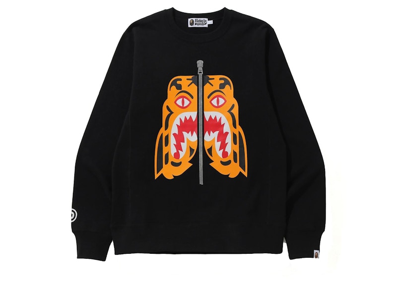 BAPE Tiger Crewneck (FW21) Black
