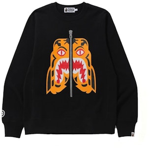 BAPE 虎纹圆领衫 (FW21) 黑色 Buy BAPE 虎纹圆领衫 (FW21) 黑色