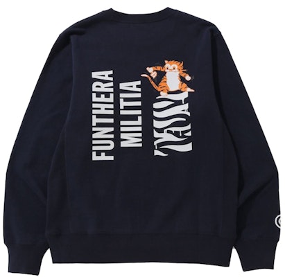 BAPE Tiger Crewneck (FW21) Navy Order BAPE Tiger Crewneck (FW21) Navy