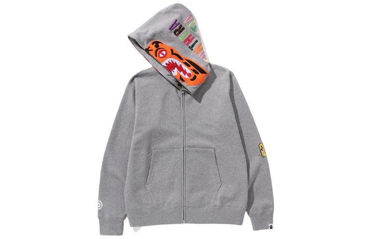 BAPE Tiger Full-Zip Hoodie Jacket Long Sleeve Fit 1K30-115-006 圖 13